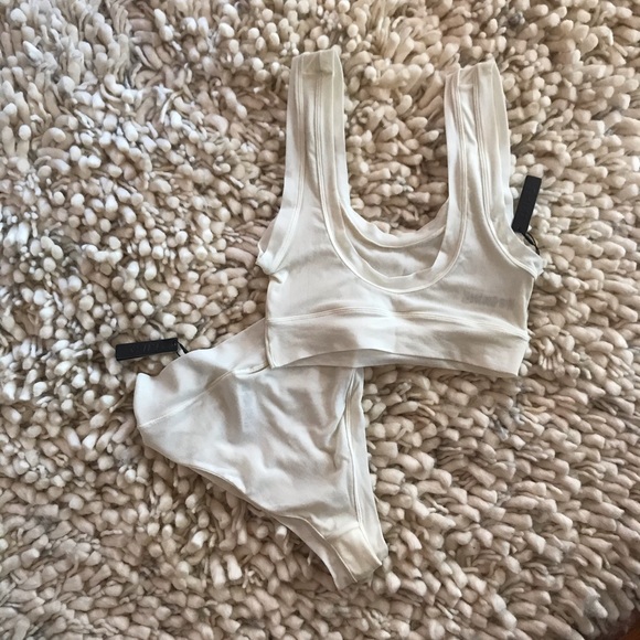 Skims || Summer Mesh Scoop Bralette and Brief Set - Picture 2 of 2